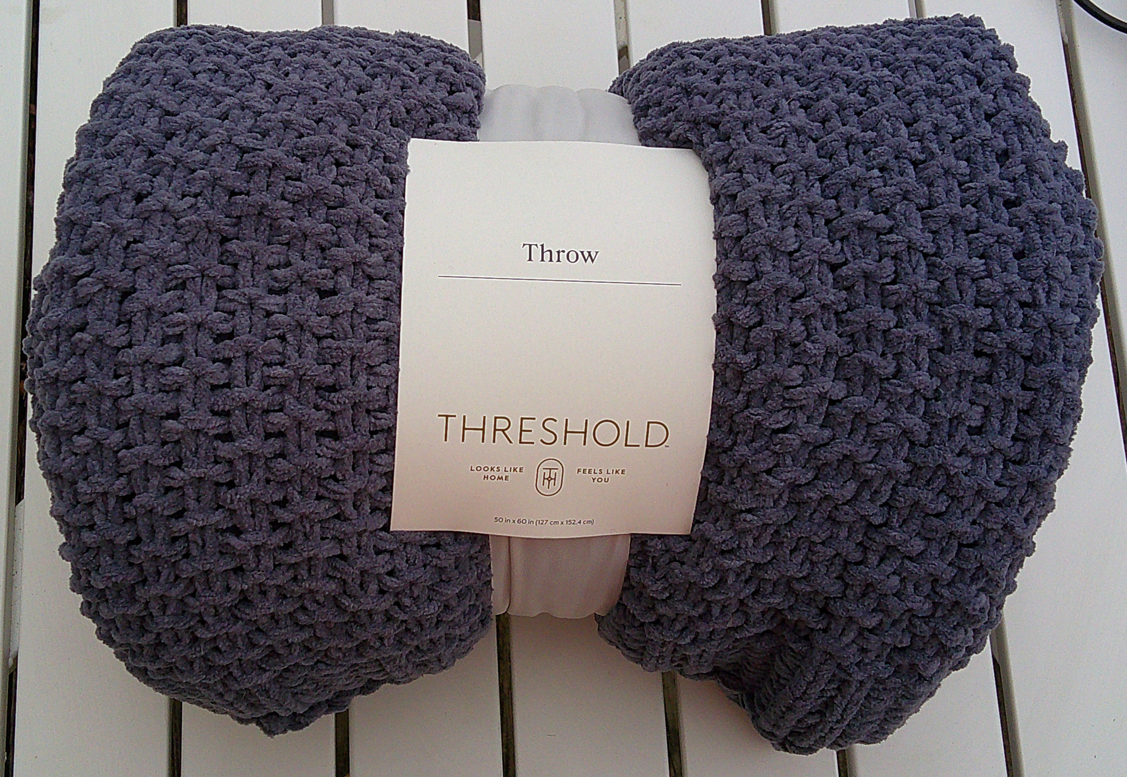 Threshold Throw Blue Waffle
