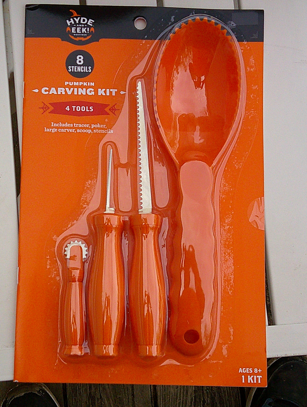 8 Stencil Pumpkin Carving Kit