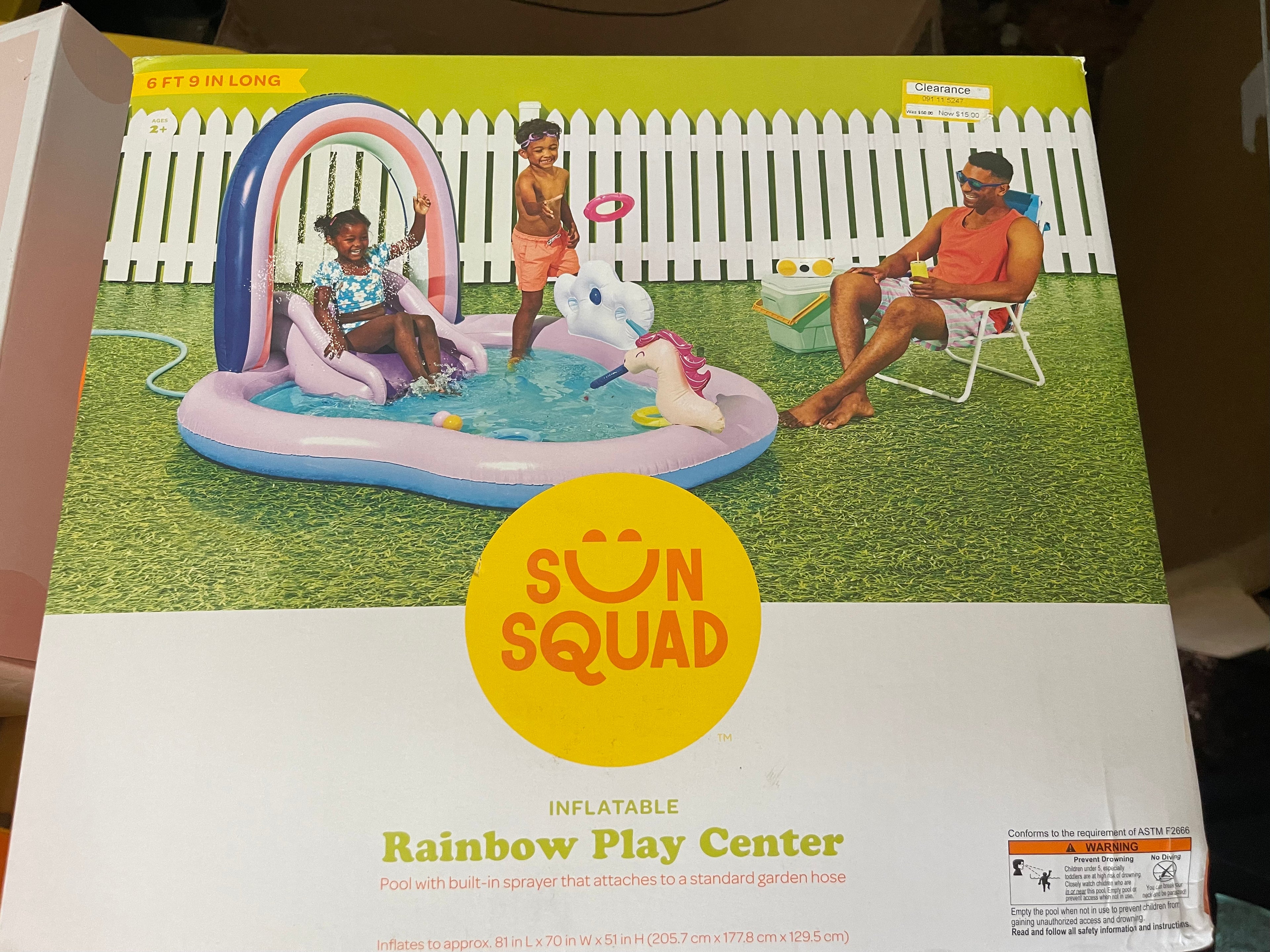 Inflatable Rainbow Play Center