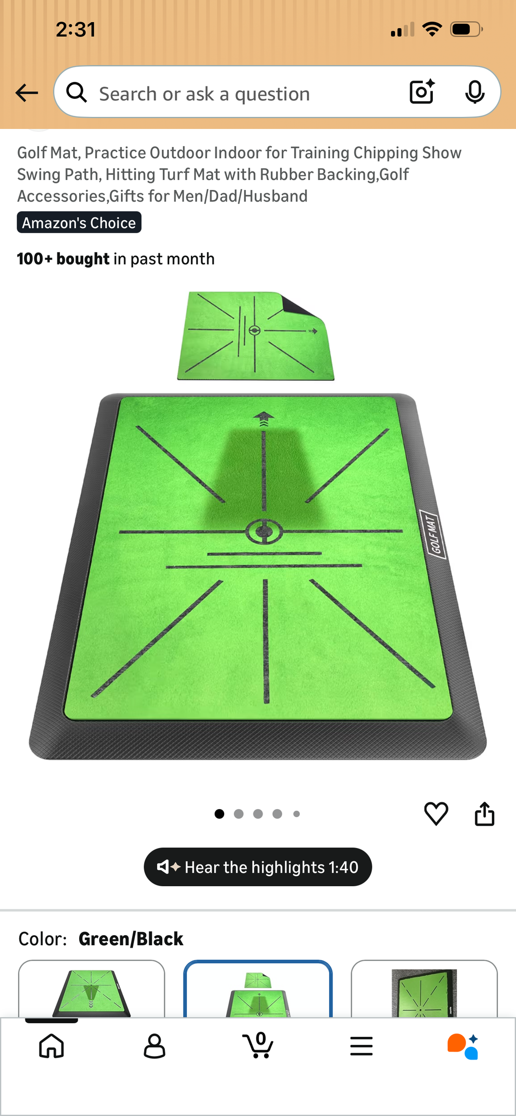 Golf Mat