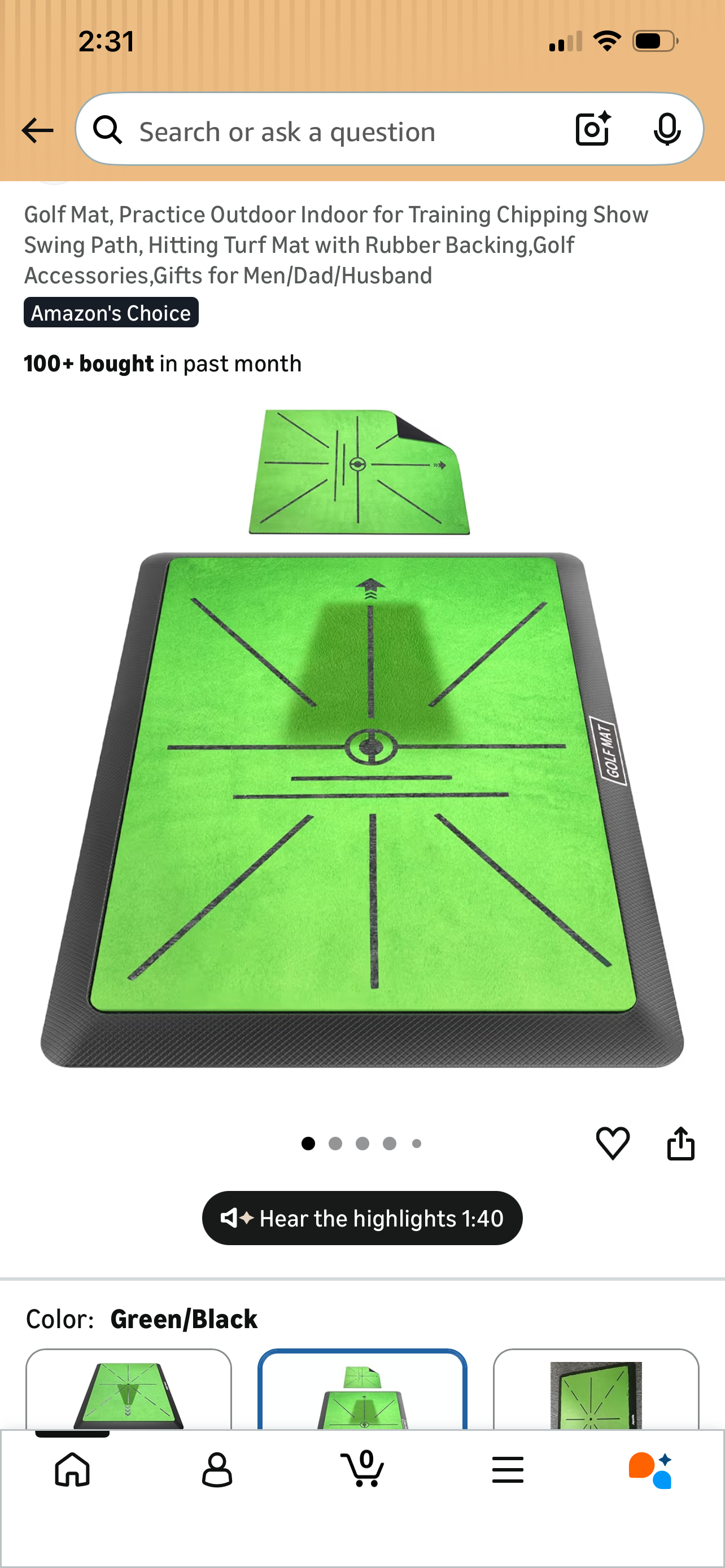 Golf Mat