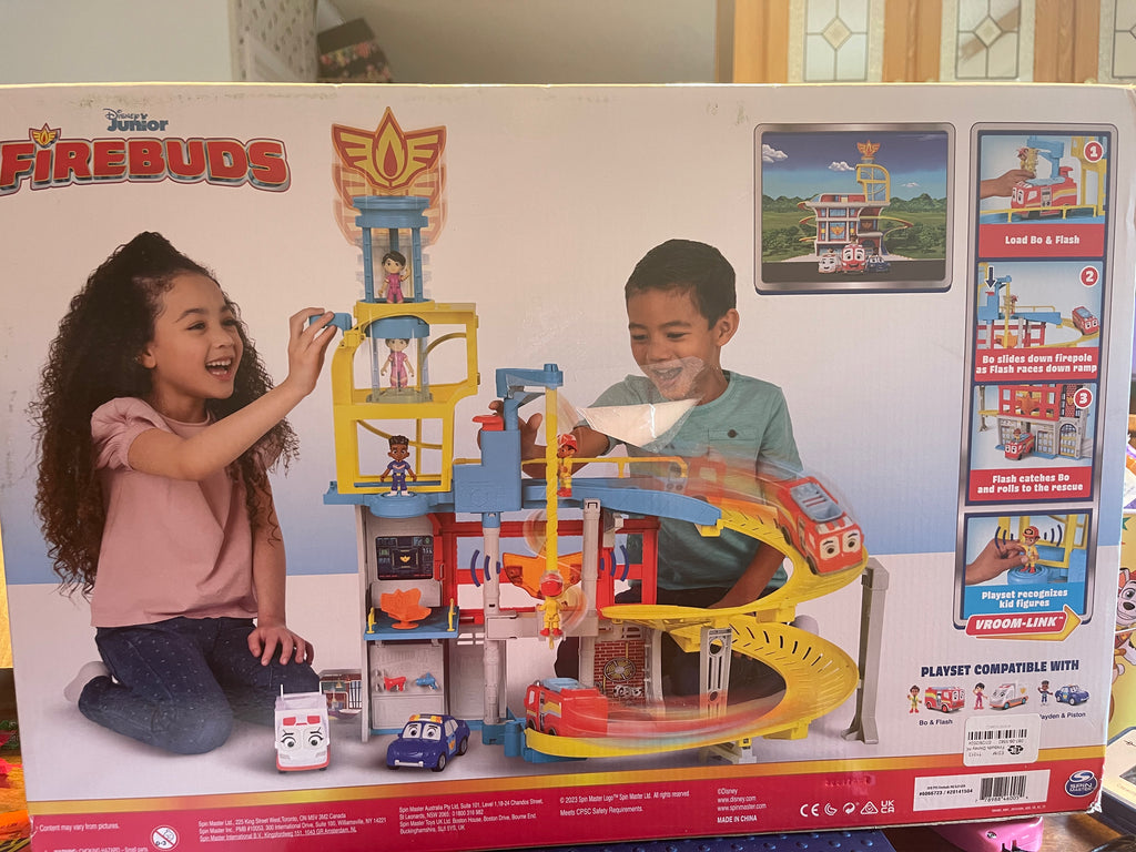 Disney Jr Firebuds Headquarters Toy Set