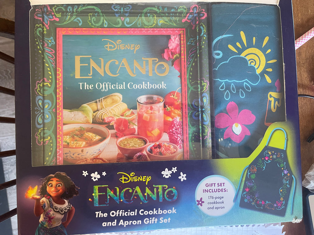 Disney Encanto Official Cookbook and Apron Gift Set