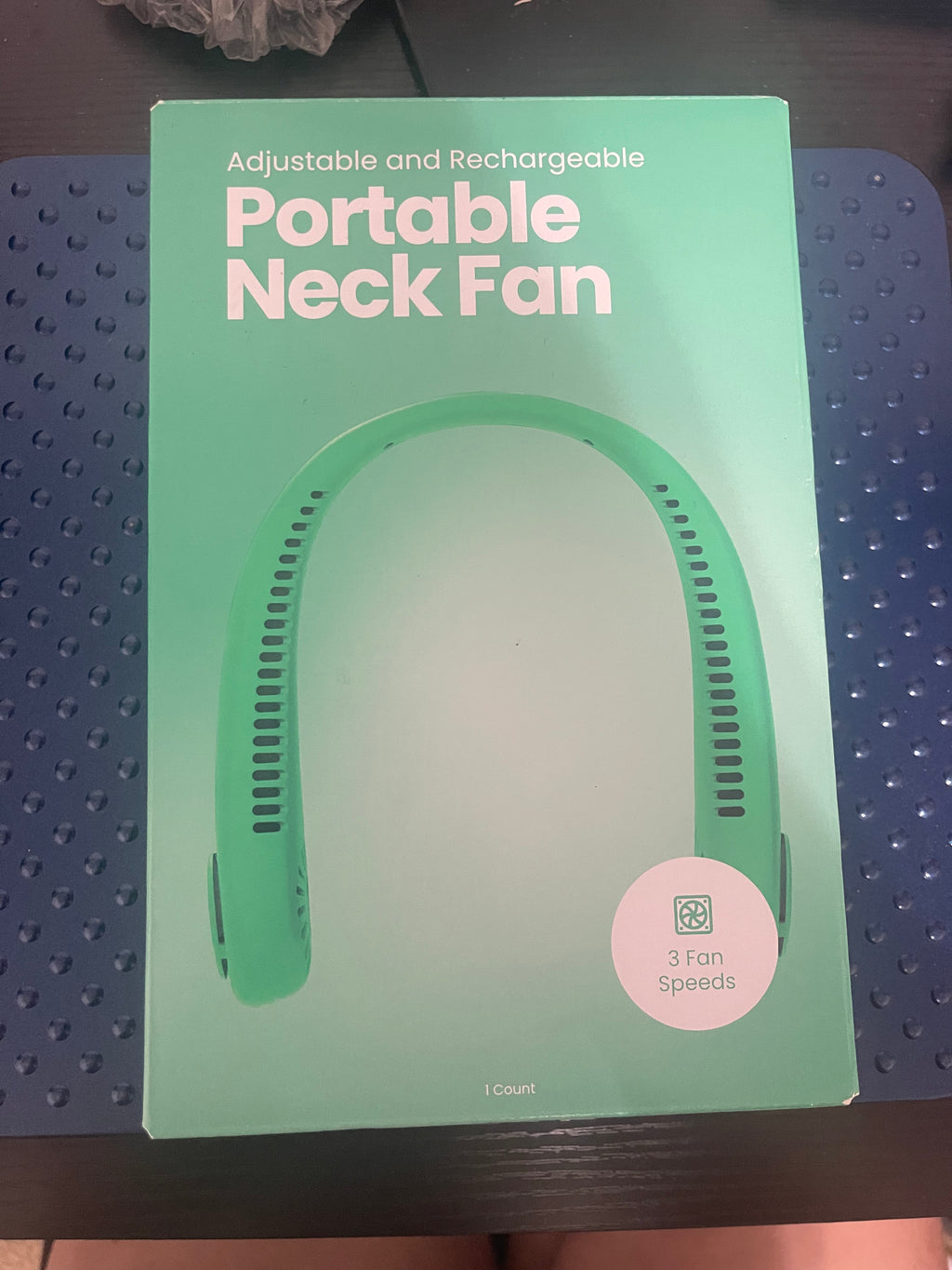 Portable neck fan