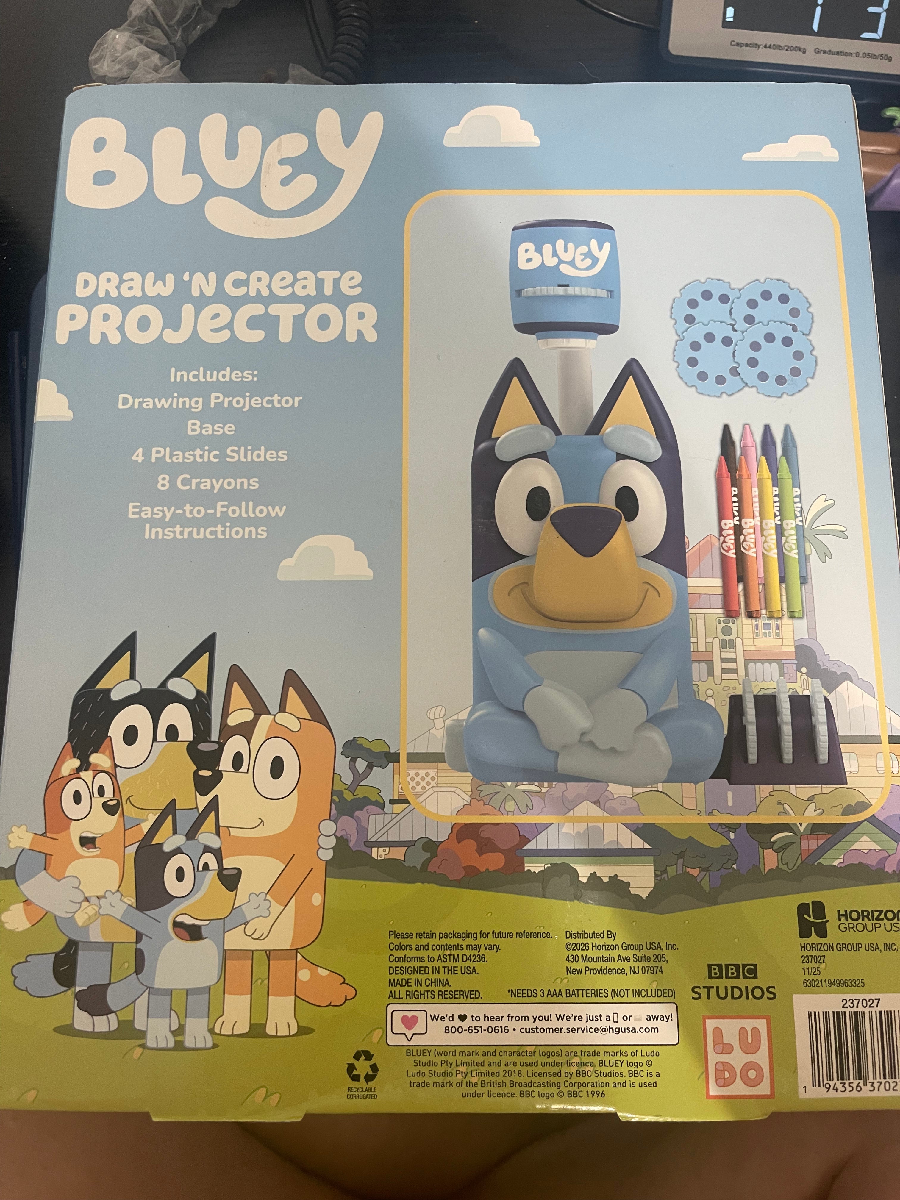 Bluey Draw and Create Projector