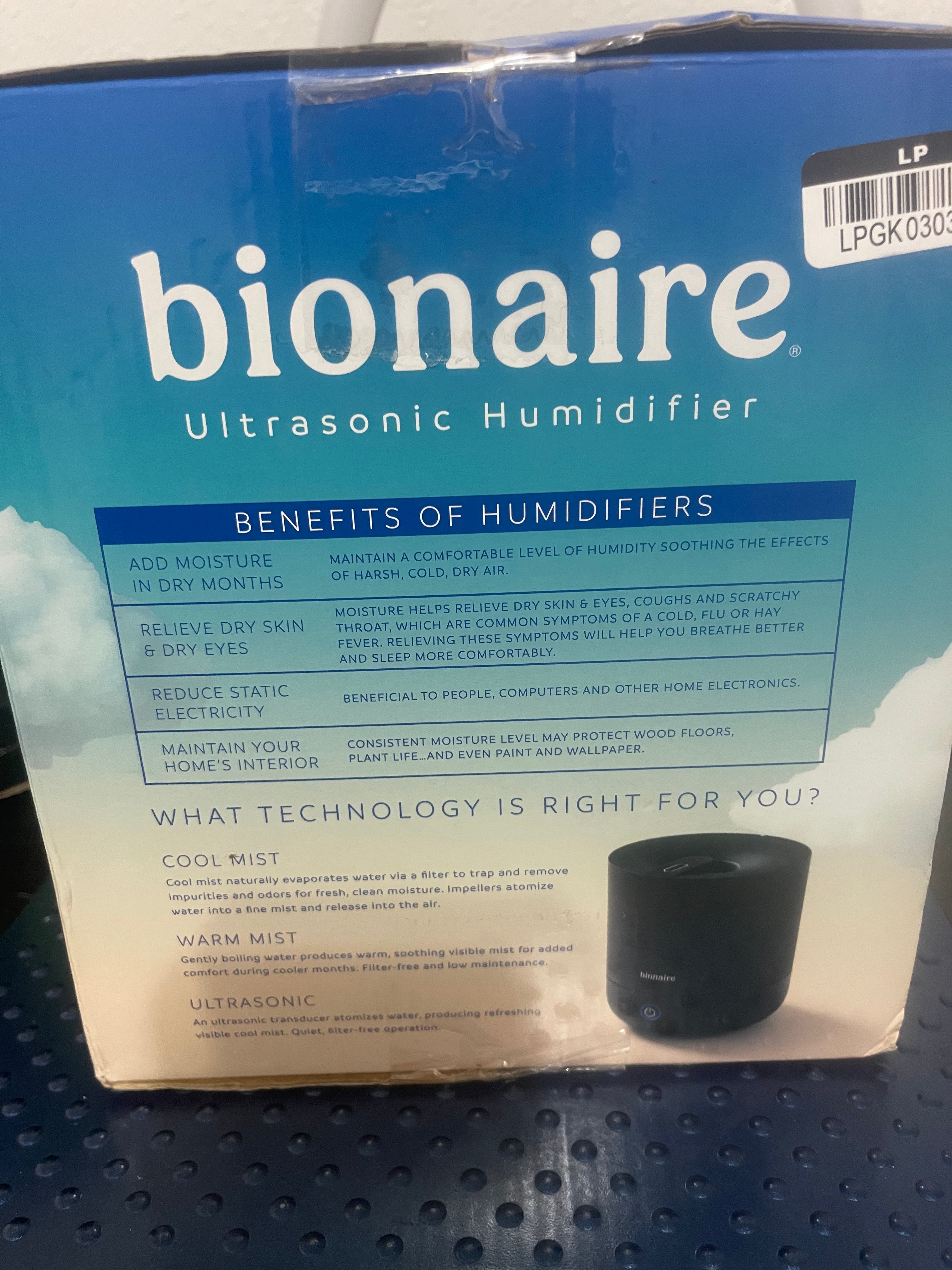 Bonaire Ultrasonic Humidifier
