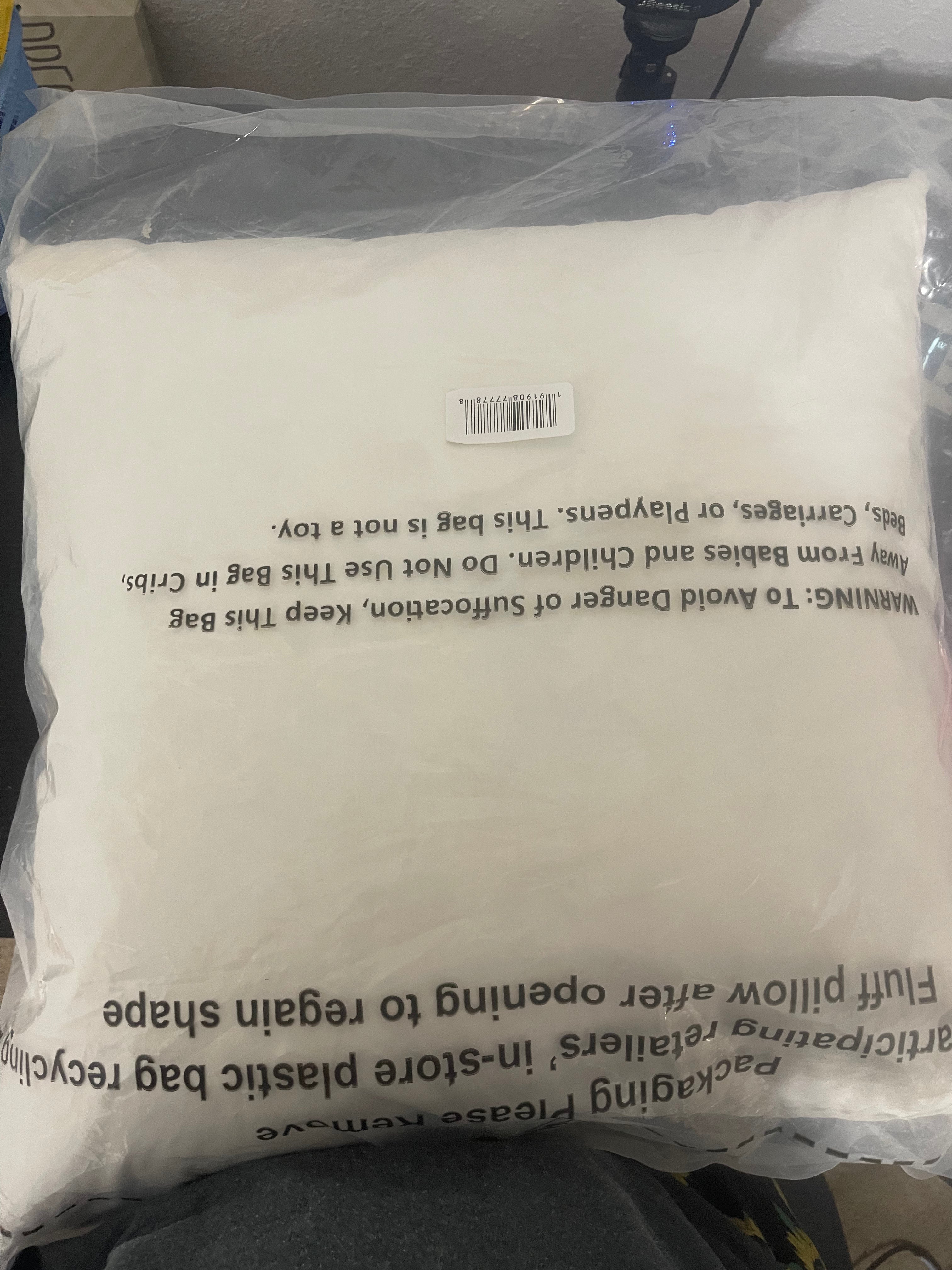 Feather Filled Pillow(20x20)
