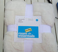 Jacquard Plush Blanket White 90x92